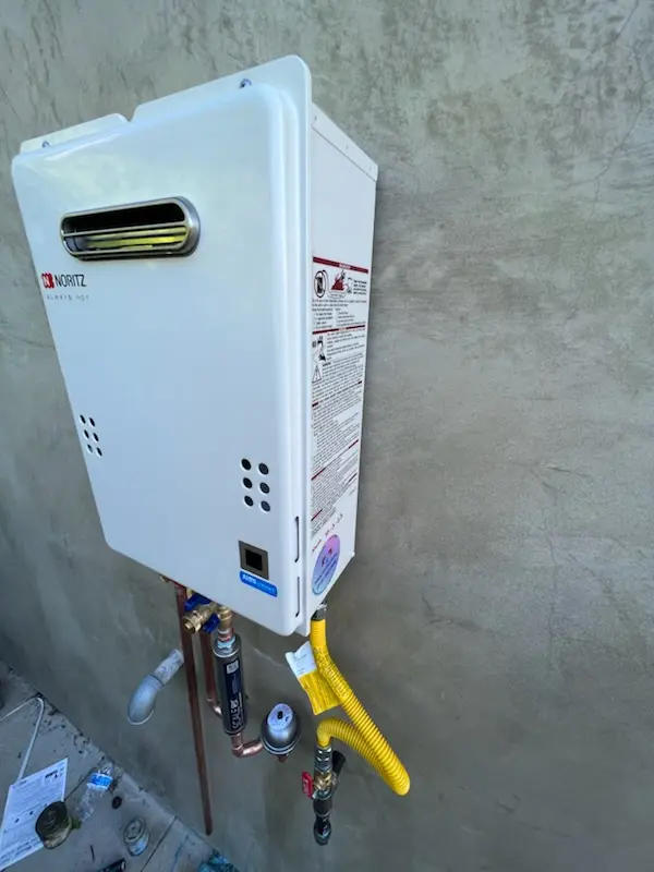 Tankless water heater installation for Newport Heights homes